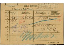 1906/19, Kaiseyacht 10 Pfg. und zwei Einzelwerte 20 Pfg. mit Wasserzeichen, mit Stempel “FAHLGRASS Bz. WINDHUK DSWA 26.11.13”