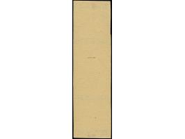 1943, Großer Preis von Wien 6 Pfg. als ungezähnter Probedruck auf dünnem, gelblichem Kunstdruckpapier im senkrechten Zwischen