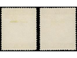 1943, Großer Preis von Wien 12 Pfg. &nbsp;als gezähnte Probedrucke in Rotschwarz bzw. Bräunlichkarmin, ungebraucht ohne Gummi