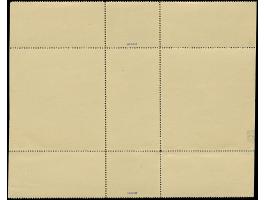 1944, 11. Jahrestag der Machtergreifung durch Adolf Hitler 54+96 Pfg. als gezähnter Probedruck in Schwärzlichorangebraun, zwe