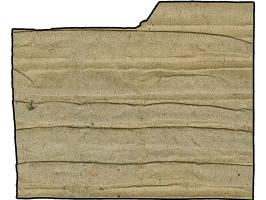 1943, Tunis-Päckchenmarke auf mittelchormgelbem, wabenartig genetztem Papier, waagerechtes Paar, Feld 69-70, auf kleinem Verp