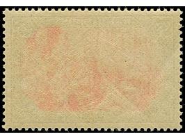 1900, Reichspost 5 M., Type 1 mit weißer und roter Nachmalung, postfrisch und in tadelloser Erhaltung, unsigniert mit Fotoatt