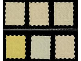 1905, Zähldienstmarken 2-25 Pfg. komplett, postfrisch und in tadelloser Erhaltung, unsigniert mit Fotoattest Jäschke-L. BPP (