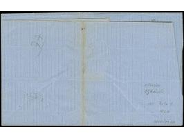 1864, 1 pia. on red brown, fresh colour, full to wide margins, tied by fine dotted 'battal' (Coles-W.no.60) to entire letter 