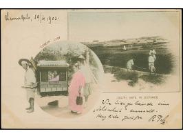 4 ch., fresh colours, neatly tied by cds. “CHEMULPO 20 APRIL 03” to UPU illustrated postcard to Graz, Austria with transit an