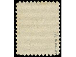 1923, 1 L. auf 1000 M. grünlichblau &nbsp;mit Aufdrucktype “VI” (Feld 39), sauber gestempelt und in einwandfreier Erhaltung, 