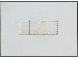 1939, Nothilfe-Block mit Stempel “DRESDEN ALTST. 16 23.3.34”, die Blockrändern sind kaum sichtbar fleckig bzw. leicht aufgera