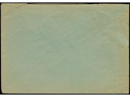 1945, Kurier-Firmenbrief mit Absenderfreistempel “BERLIN -6 3 45” mit Klebezettel-L2 “KURIERPOST WESTEN ÜBER WÜRZBURG 2” nach