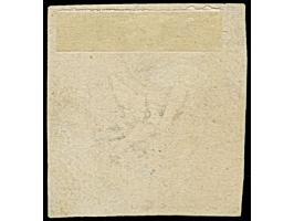 1845, Basler Taube 2½ Rp. schwarz/karmin/lebhaftblau, sehr schön farbfrisch, links unten in der äußeren Randlinie berührt, so