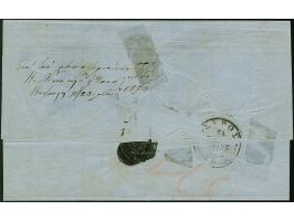 1853, entire letter from Braila, privately carried to Constantinopel and from here posted to Syros, with arrival mark. Small 