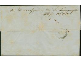 1854, entire letter from Braila, privately carried to Triest and from here posted to Syros, with arrival mark. An interesting