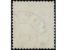 “COELN** 1.1.72” (Spalink 4-1N1) klar auf loser Marke kleiner Schild 1 Gr. rötlichkarmin. Die farbfrische Marke ist deutlich 