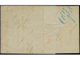 “COELN 6.8.66” (Spalink 4-12) sehr klar auf komplettem Faltbrief mit Röteltaxe “12” (Silbergroschen, bar bezahlt) via “AACHEN