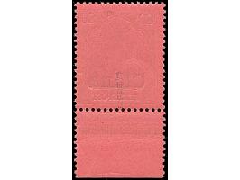 1901, amtlich nicht ausgegeben: Germania 80 Pfg. mit dickerer Aufdrucktype mit kommaförmigen i-Punkt, Unterrandstück, postfri