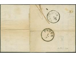 1850, Wappen auf Handpapier 1 Kr. gelbocker, farbrisch und gut bis breitrandig, mit klarem L2 “PETTAU 30 AUG.” auf Drucksache