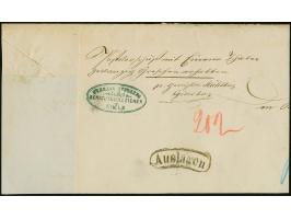 “COELN 4.2.74” (Spalink 4-13y1) klar auf langformatigem Postvorschuss-Briefvorderseite für die Einziehung von 1 Thaler mit Au