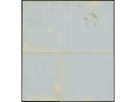 “COELN** 5.11.71” (Spalink 4-16) sehr klar rückseitig als Ankunftsstempel auf unfrankiertem, kompletten Faltbrief aus “RIGA 2