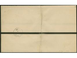 “COLMAR 18.NOVBR.71” (Spalink 5-1) recht klar auf 4 C. lilagrau, Netzwerk mit Spitzen nach oben, auf Drucksachen-Streifband i