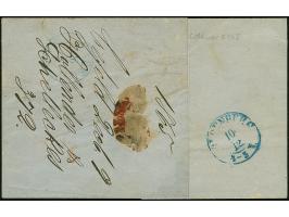 “CREFELD 7.DECBR.65” (Spalink 6-3) sehr klar auf bar bezahltem, kompletten Paketbegleit-Faltbrief der 9. Gewichtsstufe bis 60