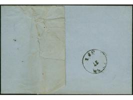 “CREFELD 26.FEBR.73” (Spalink 6-5) klar auf großer Schild 1 Gr. karmin auf Faltbriefhülle nach Garzweiler mit Ausgabestempel.