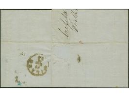 “CREFELD 27.JUNI.74” (Spalink 6-6) zweimal recht klar auf großer Schild 2 Gr. grauultramarin und 2½ Gr. braun als tarifgerech