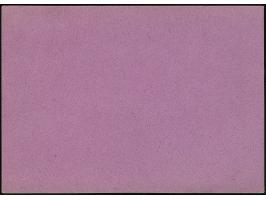 “CREFELD 21.SEPTBR.72” (Spalink 6-7) als Ankunftsstempel vorderseitig auf violetter Aviskarte mit kleiner Schild ⅓ Gr. hellge