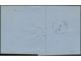 “CREFELD BHF. 6.AUG.71” (Spalink 6-8) klar auf Norddeutscher Postbezirk 1 Gr. gezähnt auf komplettem Faltbrief nach Reuschenb