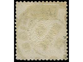 “DANZIG NI 15.APRIL.73” (Spalink 7-1) klar auf loser Marke großer Schild 1 Gr. karmin. Die farbfrische Marke ist gut geprägt 