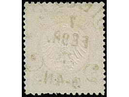 “DIEUZE 7.FEBR.73” (Spalink 9) klar auf loser Marke kleiner Schild 2 Gr. blau. Die farbfrische Marke ist gut geprägt, gut gez