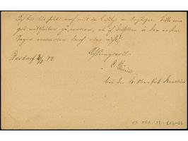 “DÜSSELDORF 8.MAI.74” (Spalink 11-1N3) klar auf Ganzsachenkarte ½ Gr. nach Erfurt in einwandfreier Erhaltung. Interessante Ve