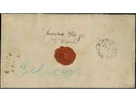 “DÜSSELDORF 22.JAN.71” (Spalink 11-2) mehrfach klar auf zwei Einzelmarken und angetrenntem Paar ¼ Gr. karminrot sowie Einzelm