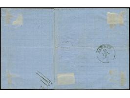 “ELBERFELD 11.JULI.67” Spalink 12-1) mehrfach klar auf waagerechtem Paar und Einzelmarke Preußen Wappen 2 Sgr. ultramarinblau