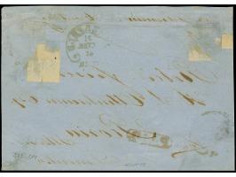 “ELBERFELD 31.OCTBR.67” (Spalink 12-3) zweimal recht klar auf Preußen Innendienst-Marke 10 Sgr. und Freimarke Wappen 3 Sgr. o