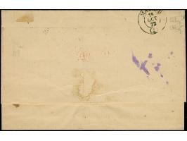 “ELBERFELD 11.OCTBR.72” (Spalink 12-4) zweimal sehr klar auf kleiner Schild 2 Gr. grauultramarin und großer Schild 1 Gr. karm