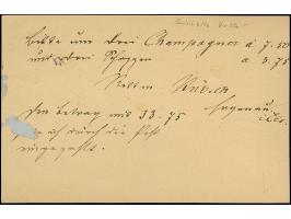 “HAGENAU I. ELS. 6.DECBR.79” (Spalink 16) klar auf Ganzsachenkarte 5 Pfge nach Köln. Die Karte links mit Leimflecken, ansonst