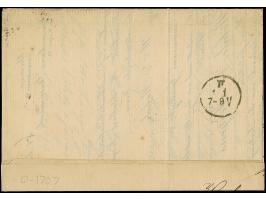 “HAMBURG I.A. 31.DECBR.71” (Spalink 17-1) klar auf Norddeutscher Postbezirk ⅓ Gr. gezähnt auf Drucksachenfaltbrief nach Berli