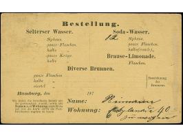 “HAMBURG I.A. 25.MAI.1874” (Spalink 17-1) recht klar auf Norddeutscher Postbezirk Stadtpost-Marke (½ Sch.) gezähnt privat ged