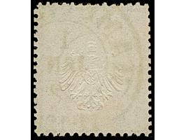 “HAMBURG I.A. 1.JAN.72” (Spalink 17-4) sehr klar auf loser Marke kleiner Schild 1 Gr. karmin. Die farbfrische Marke ist sehr 