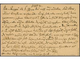 “HAMBURG** 14.JUNI.77” (Spalink 17-6N2) klar als Ankunftsstempel vorderseitig auf Ganzsachenkarte 5 Pfge mit Stempel “NEURUPP