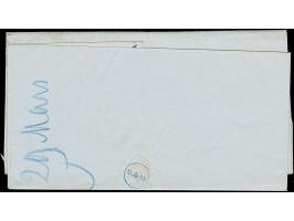 “HAMBURG 27.MÄRZ.75” (Spalink 17-9) zweimal klar auf kleiner Schild 2 Gr. grauultramarin mit Plattenfehler “linke Wertziffer 