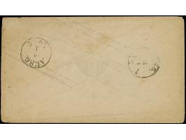 “KIEL 1.1.(72)” (Spalink 19-1)" zweimal klar auf Ganzsachenumschlag kleiner Schild 1 Gr. nach Olderup bei Husum mit Ausgabest