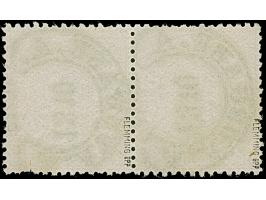 “A.AUSGABE.A 13.10.” (Spalink 21-2M) ohne Trennstrich und Jahreszahl, zweimal sehr klar auf waagerechtem Paar Norddeutscher P