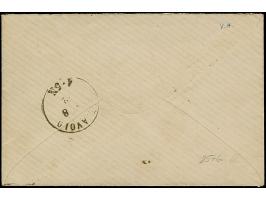 “METZ 8.AUG.72” (Spalink 25-1) klar auf großer Schild 1 Gr. karmin auf Brief nach St. Avoid mit Ankunftsstempel. Die farbfris