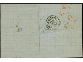 “MÜHLHAUSEN i. ELS. 26.JAN.72” (Spalink 26-3) recht klar auf kleiner Schild 2 Gr. grauultramarin auf komplettem Faltbrief mit