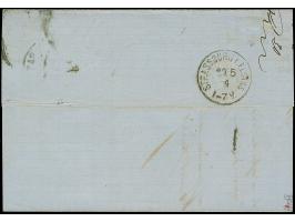 “MÜLHAUSEN i. ELSASS 29.MAI.74” (Spalink 26-7) mehrfach klar auf waagerechtem Dreierstreifen großer Schild ⅓ Gr. gelblichgrün