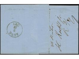 "MÜHLHEIM A.D. RUHR 3.DECBR.71 (Spalink 27) klar auf Norddeutscher Postbezirk 1 Gr. gezähnt auf komplettem Faltbrief nach Dui