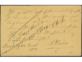 “OSNABRÜCK 22.AUG.72 (Spalink 30-1) klar auf kleiner Schild ½ Gr. rötlichorange mit Plattenfehler ”Kerbe im Innenkreis unter 