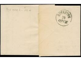 “SOLINGEN 16.NOVBR.76” (Spalink 34-3) mehrfach klar auf senkrechtem Paar 10 Pfge lilarot auf komplettem Faltbrief nach Götebo