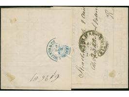 “STRASSBURG i. ELS. BHF. 8.APRIL.74” (Spalink 36-2N) klar auf großer Schild 2 Gr. grauultramarin auf komplettem Faltbrief der