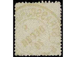 “STRASSBURG i. ELS. BHF. 8.DECBR.74” (Spalink 36-4) klar auf loser Marke kleiner Schild ¼ Gr. violett. Die farbfrische Marke 